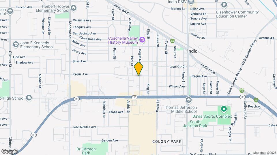 45627 Deglet Noor St Map and Location Details