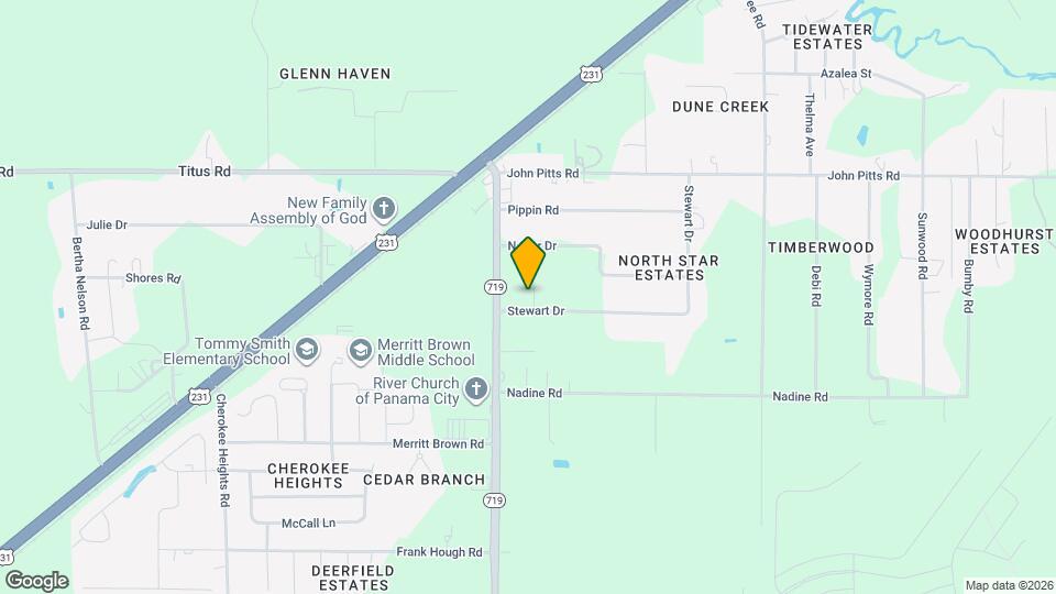 5127 Stewart Dr Map and Location Details