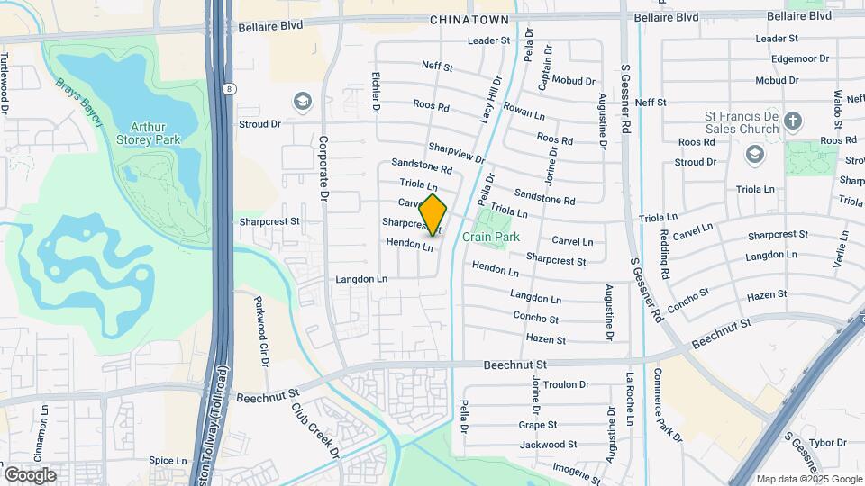9206 Hendon Ln Map and Location Details