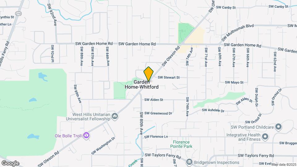 8040 SW Oleson Rd Map and Location Details