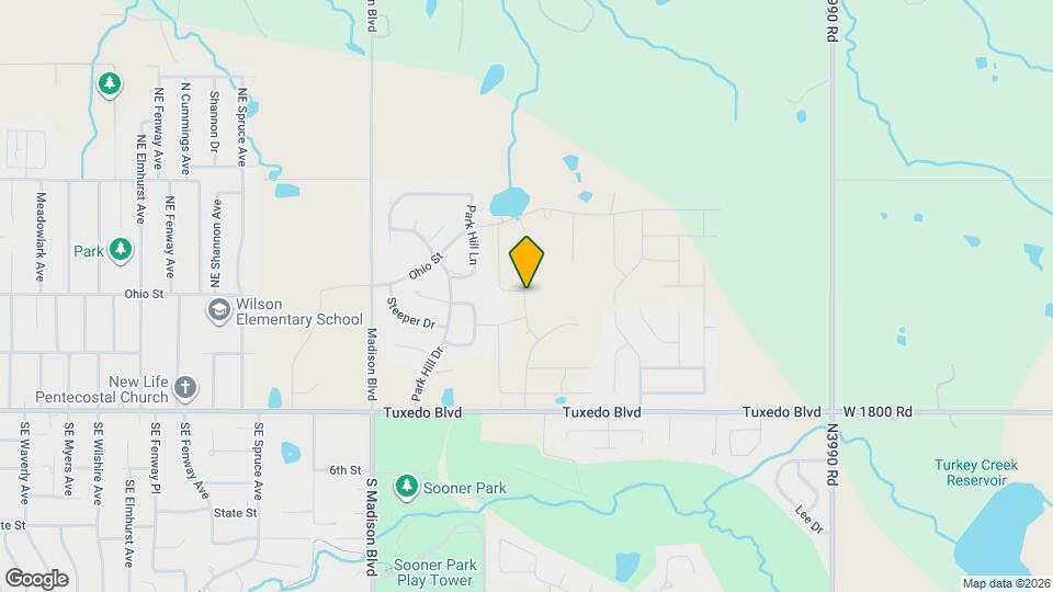 5812 NE Edge Hill Dr Map and Location Details