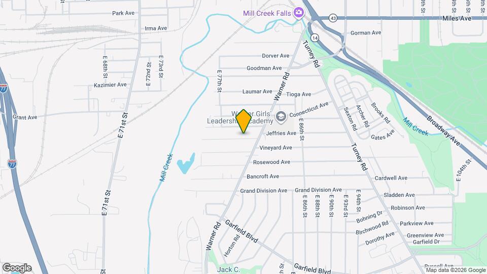 8103 Jeffries Ave Map and Location Details