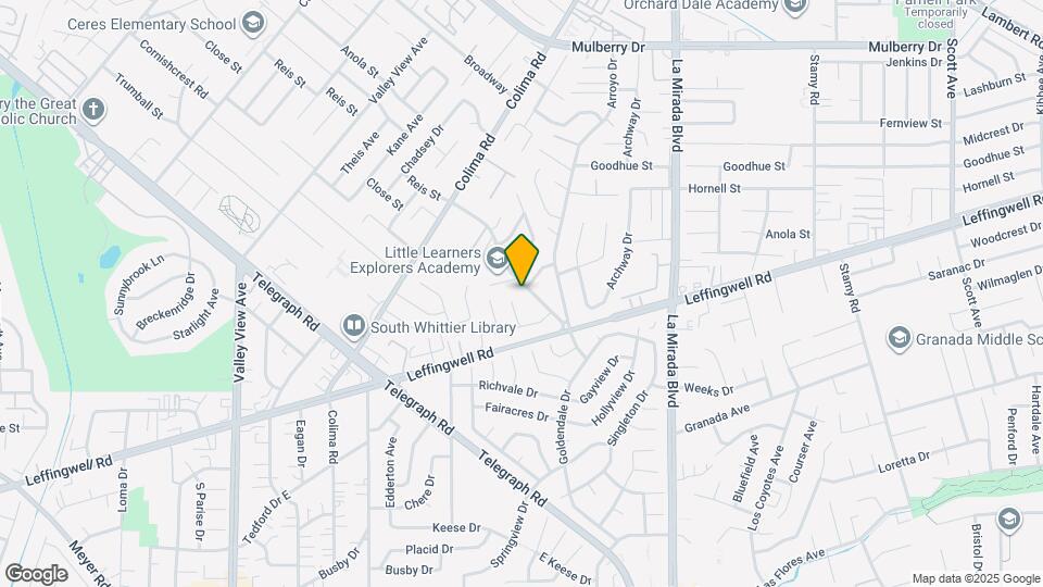 11433 Miller Rd Map and Location Details