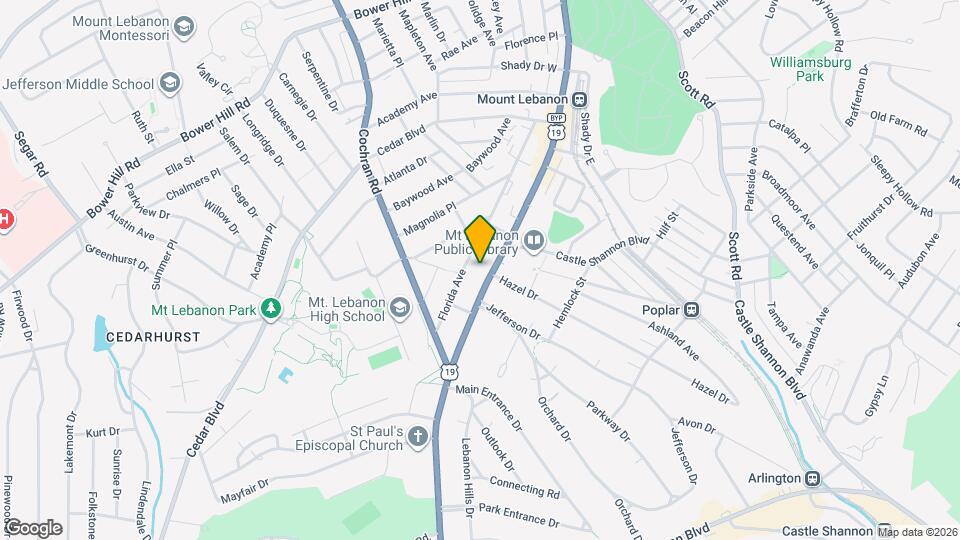 900 Washington Rd, Unit 11 Map and Location Details