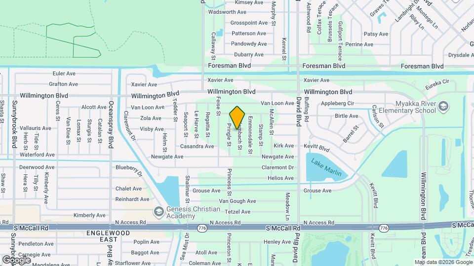 6191 Kambach St Map and Location Details