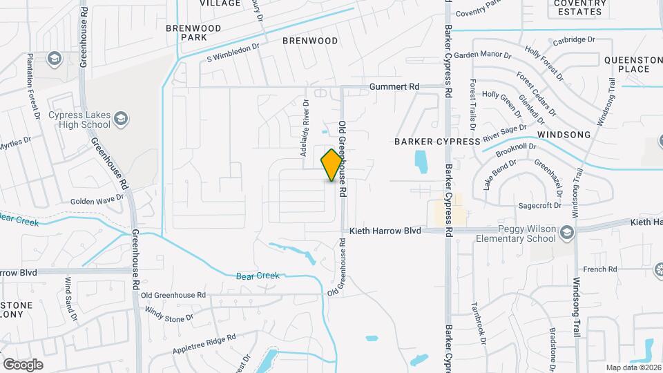 5427 Hawksbury Creek Trail Map and Location Details