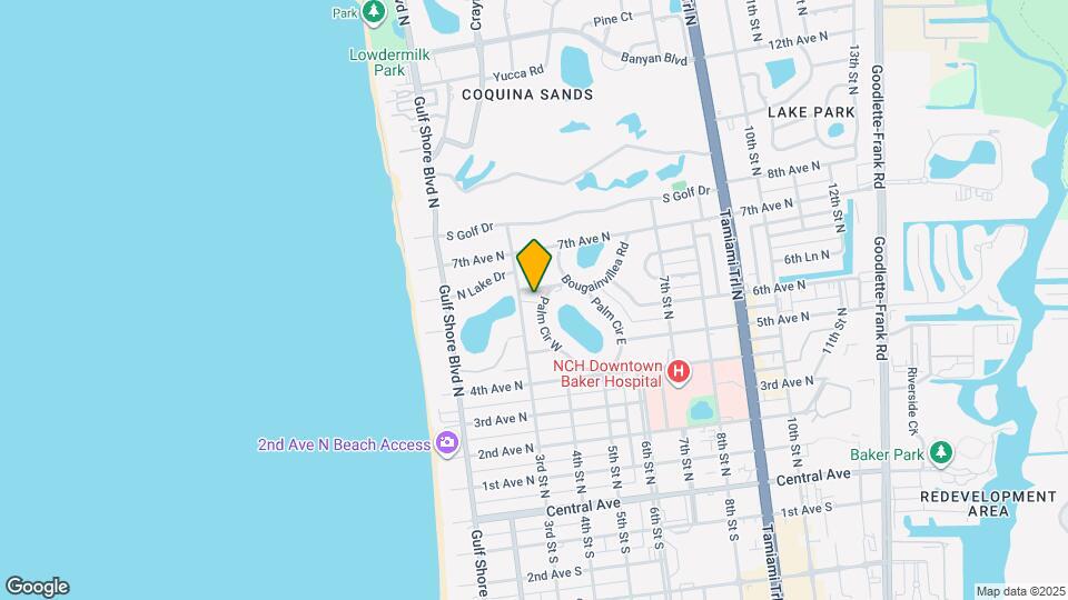 637 Palm Cir W Map and Location Details