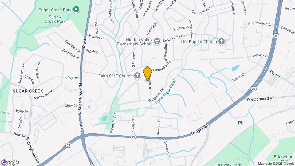 601 Kentbrook Dr Mapa y Detalles de la Ubicación