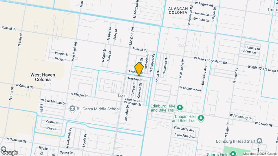 2707 Nassau St Map and Location Details