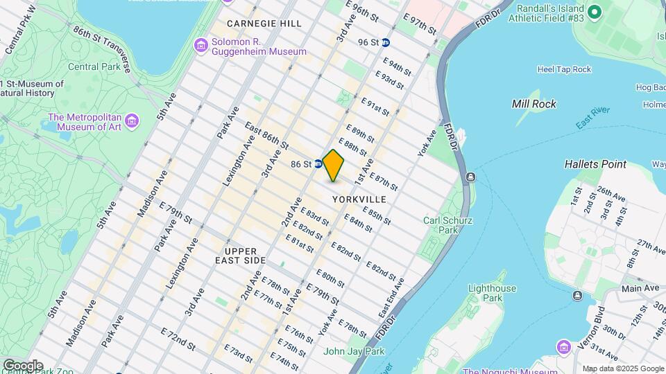 333-339 E 85th St Mapa y Detalles de la Ubicación