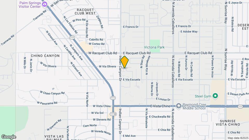 2274 N Indian Canyon Dr Map and Location Details