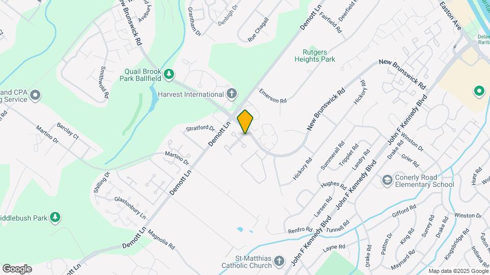 1 Almond Dr Map and Location Details