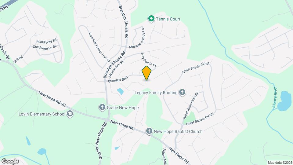 1236 Liriope Ln SE Map and Location Details