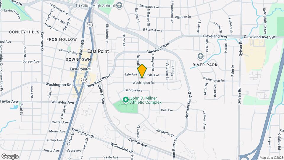 1347 E Washington Rd Map and Location Details