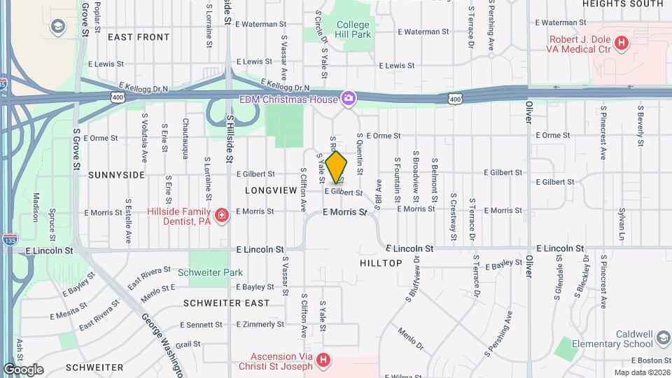 657 S Roosevelt St Map and Location Details