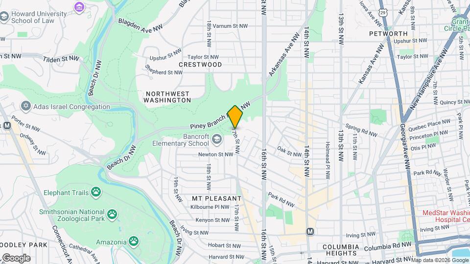 3451 17th St NW Map and Location Details