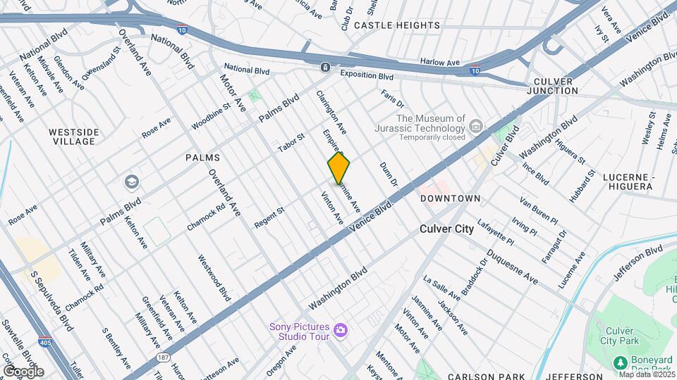3725 Jasmine Ave Map and Location Details