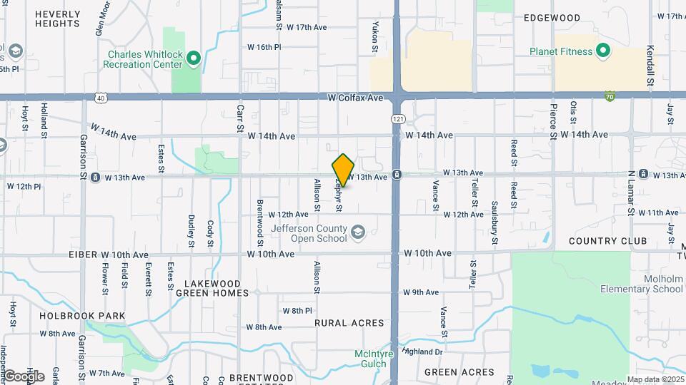 1208 Zephyr St Map and Location Details