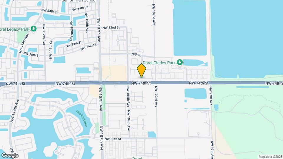 10262 NW 74th Ter Map and Location Details