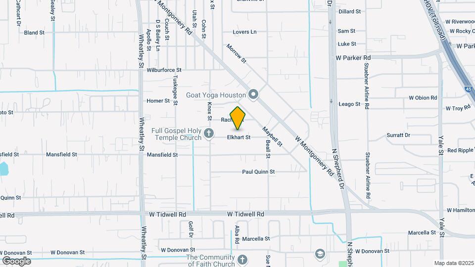 846 Elkhart St Map and Location Details