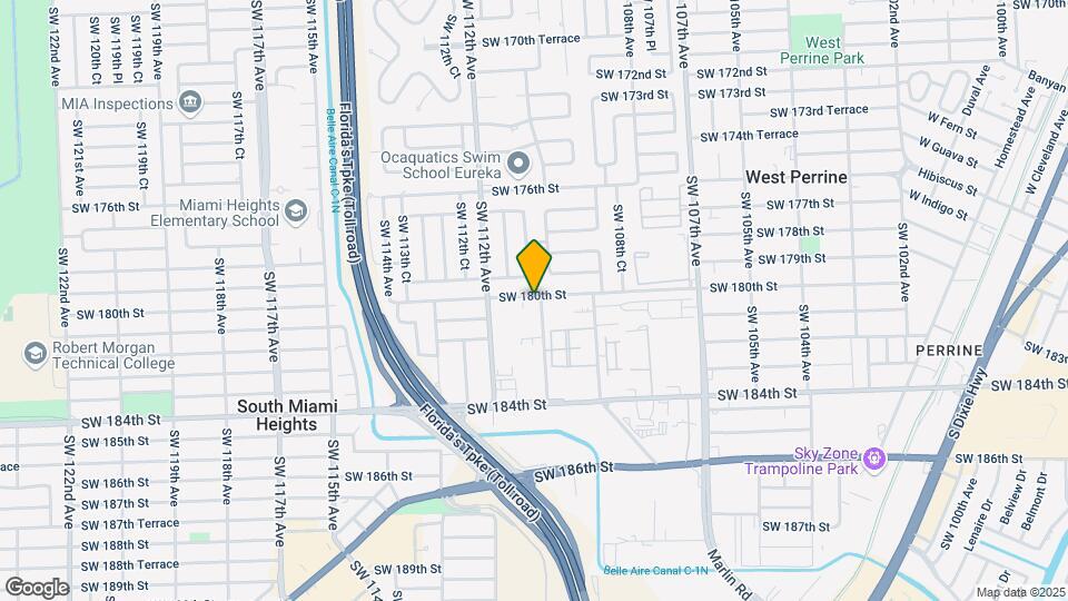 18000 SW 110th Ave Map and Location Details
