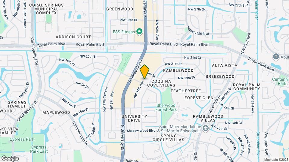 1873 NW 94th Ave Map and Location Details