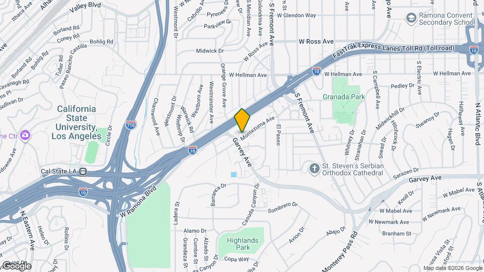 2815 Montezuma Ave Map and Location Details