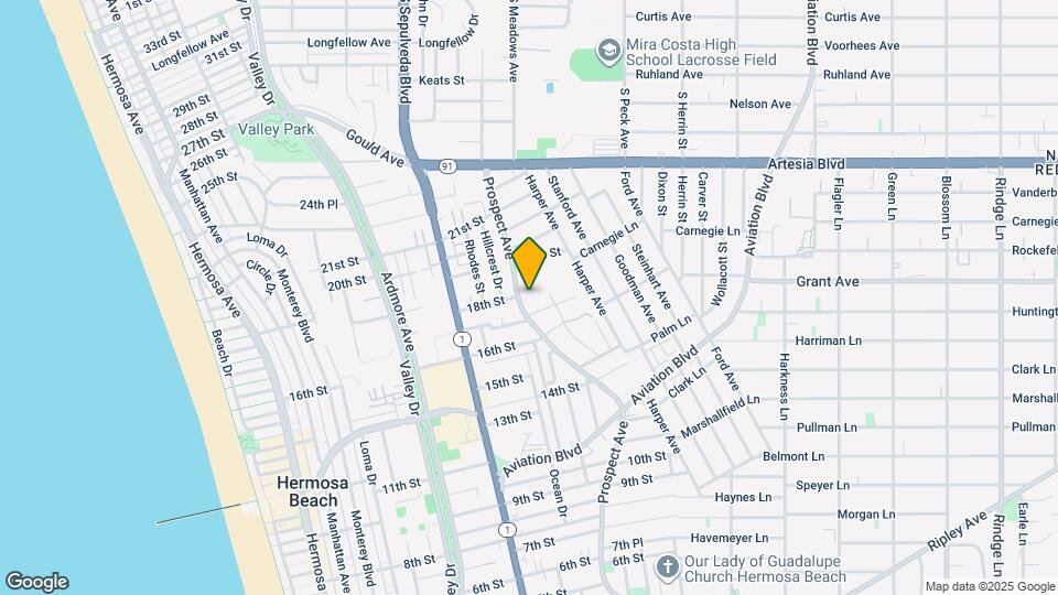 1734 Prospect Ave Map and Location Details