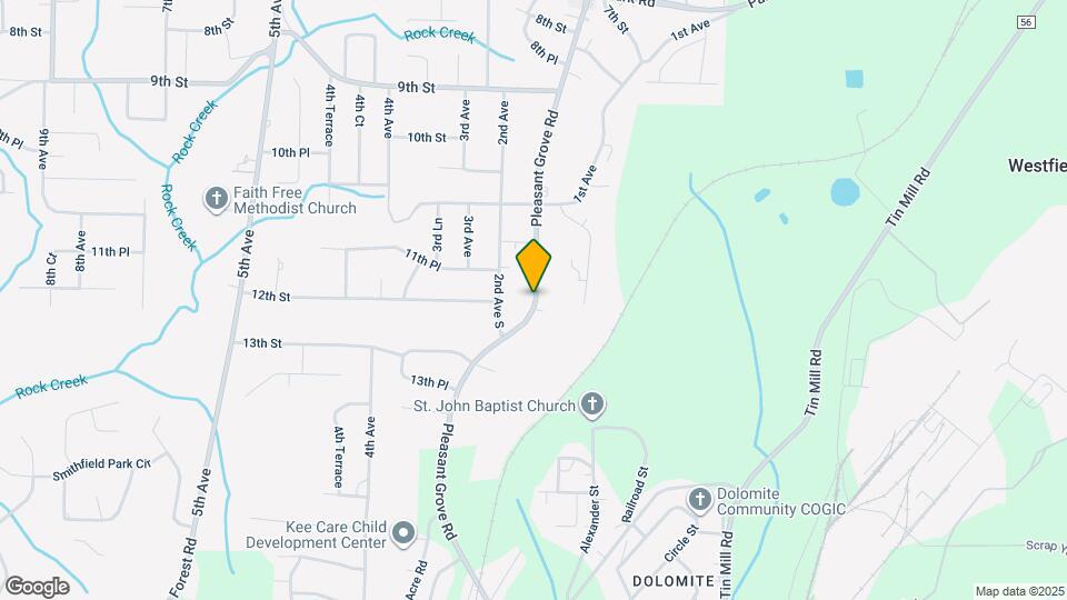 1136 Pleasant Grove Rd Mapa y Detalles de la Ubicación