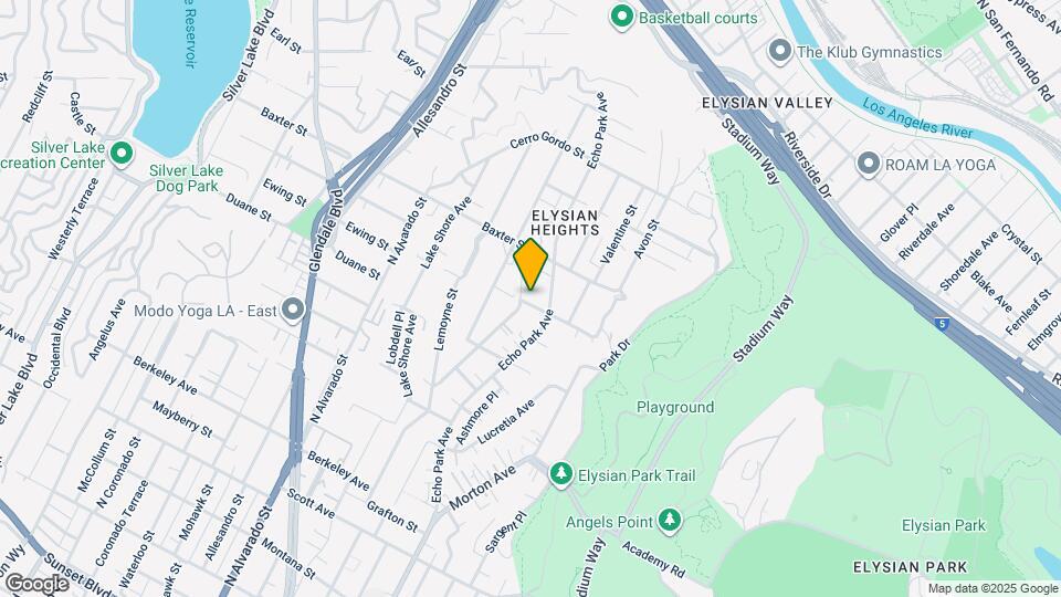 1625 Ewing St Map and Location Details