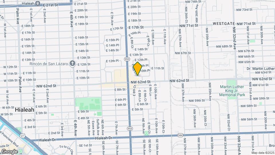 810 E 9th Pl Map and Location Details