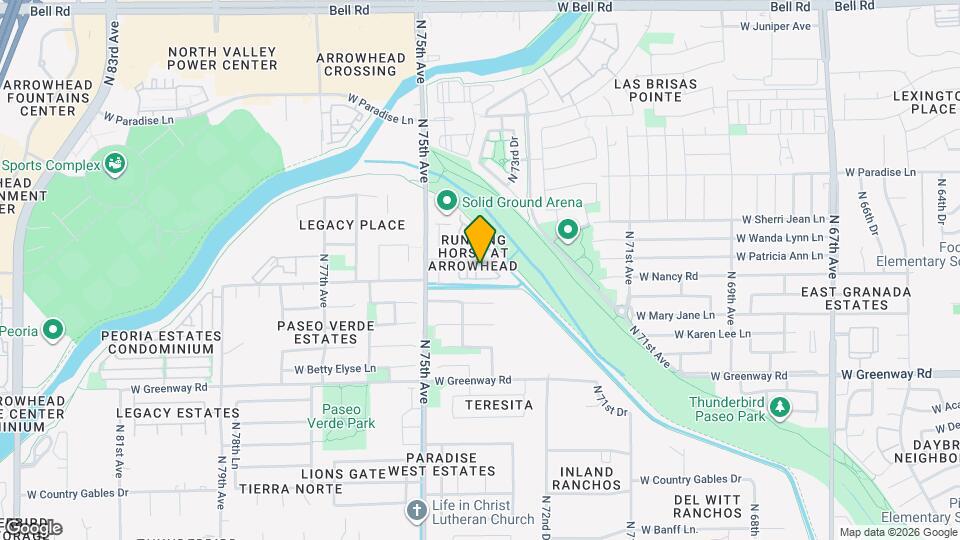 15825 N 74th Ave Map and Location Details