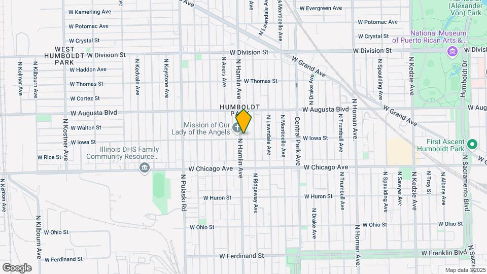 Hamlin - Corliss Apartments Map and Location Details