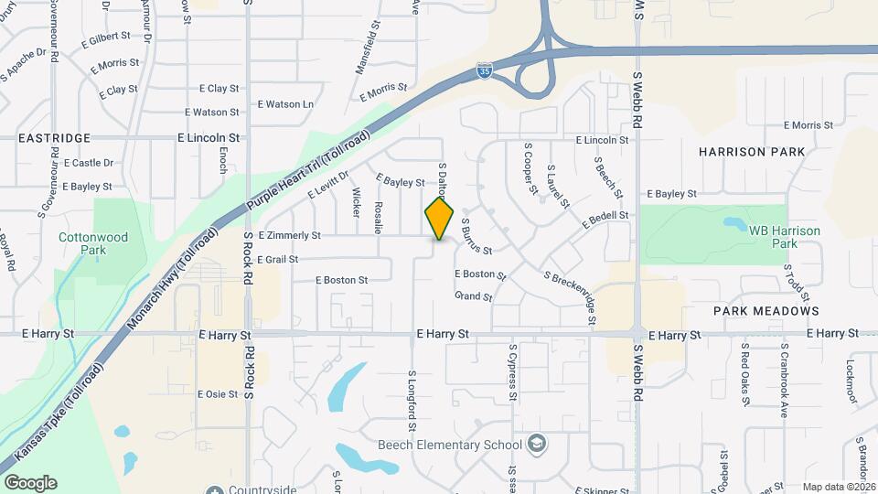 1106 S Longford St Map and Location Details