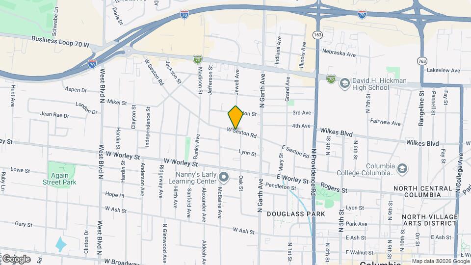 204 W Sexton Rd Map and Location Details