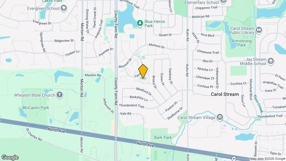 734 Colorado Ct Map and Location Details