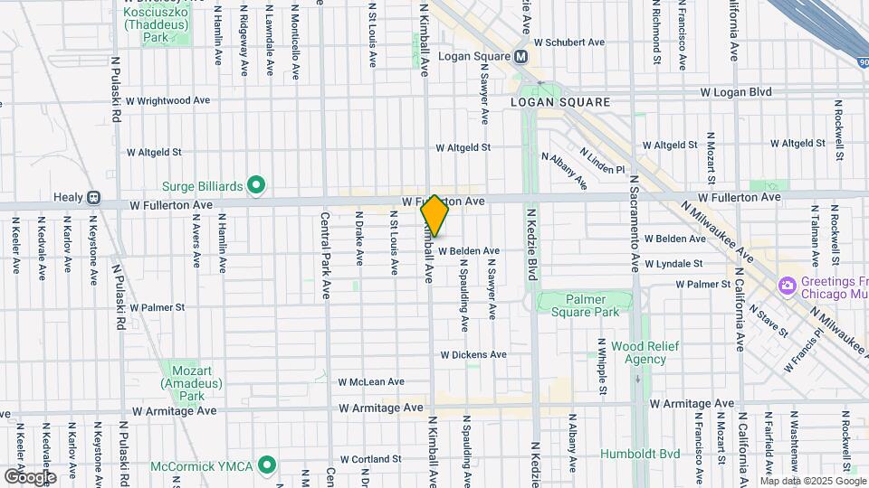 3332 W Belden Ave Map and Location Details