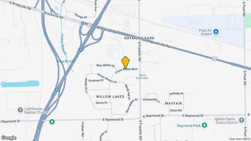 7837 Cross Willow Blvd Map and Location Details