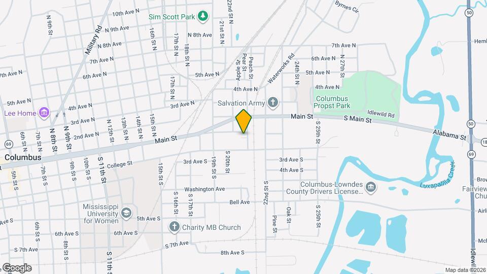110 S 21st St Map and Location Details