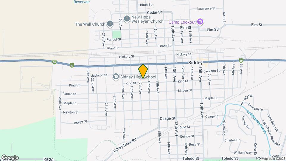 1634 King St, Unit Main House Mapa y Detalles de la Ubicación