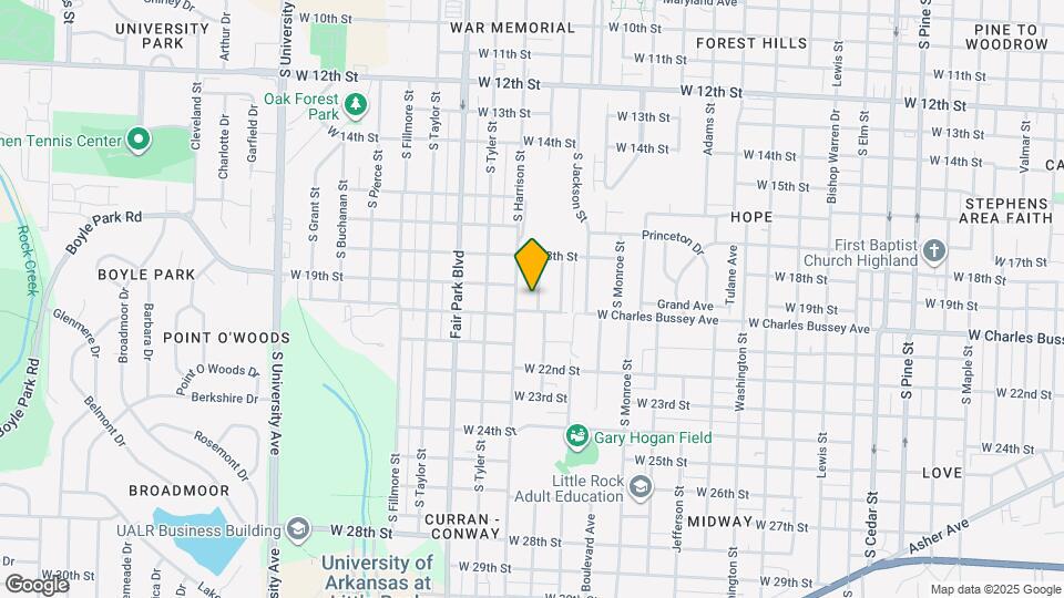 1914 S Van Buren St Map and Location Details