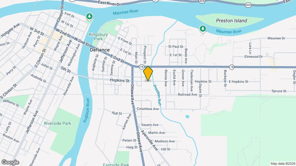 725 Hopkins St Map and Location Details