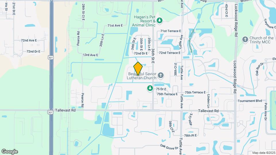3574 74th Ave Cir E Map and Location Details