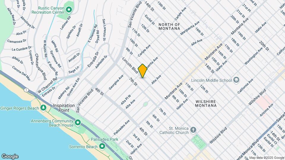 524 Lincoln Blvd Map and Location Details