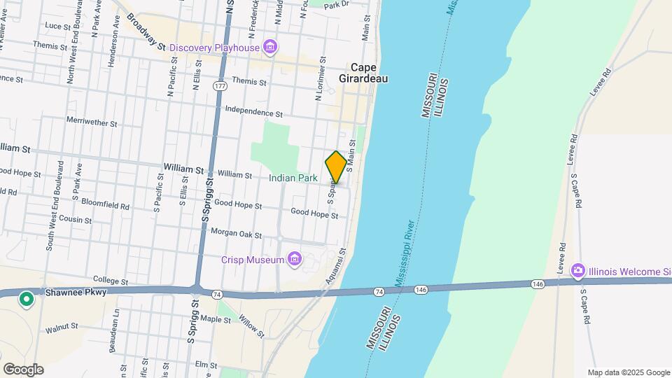 200 S Spanish St Map and Location Details