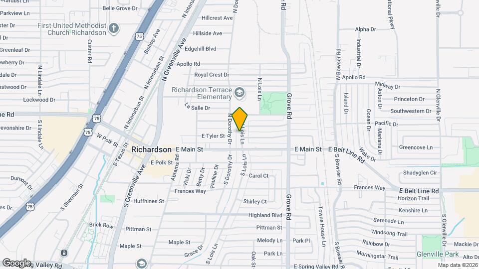 109 N Lois Ln Map and Location Details