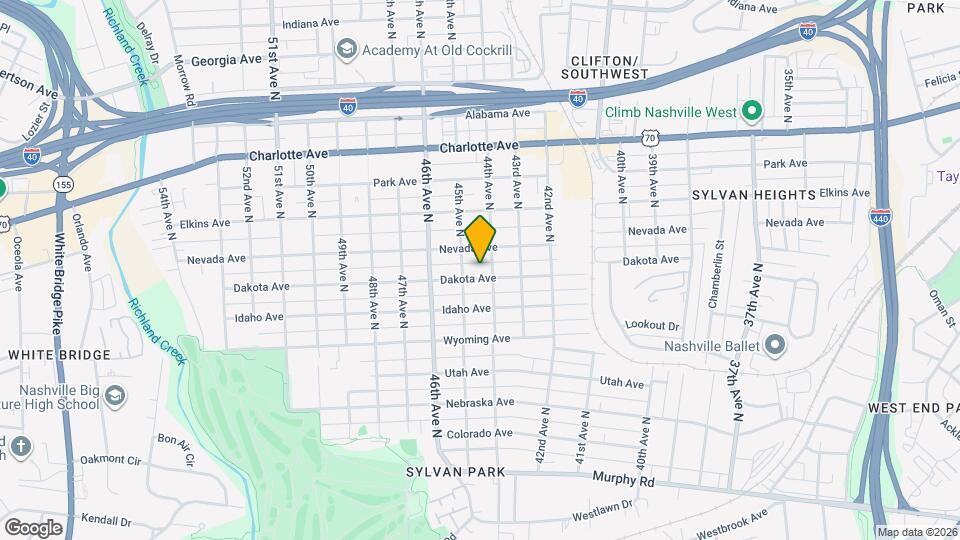 4406 Dakota Ave Map and Location Details