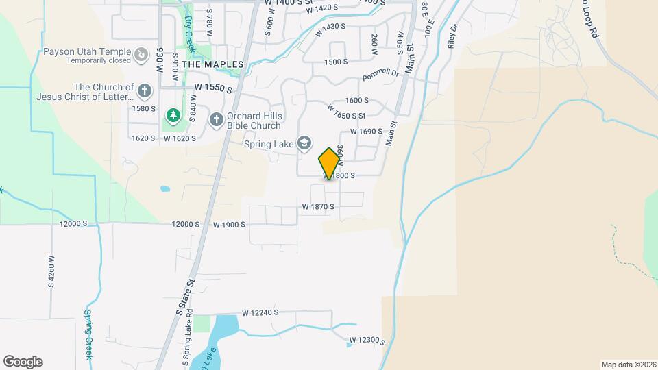 1829 S 410 W Map and Location Details