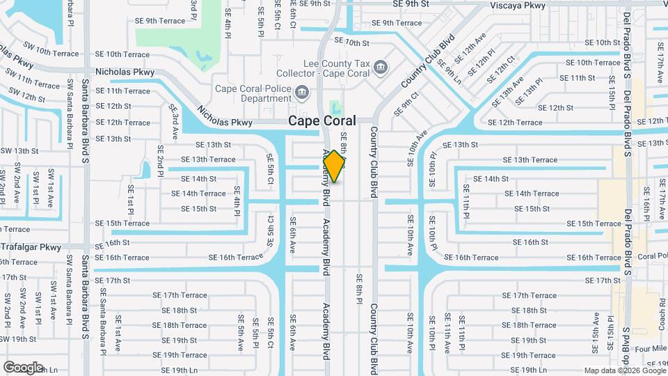 1411 Academy Map and Location Details