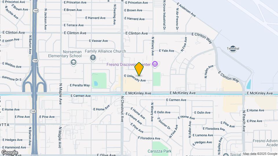 4861 E University Ave Map and Location Details